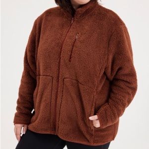 NWT TEDDY Recycled Full-Zip Fleece